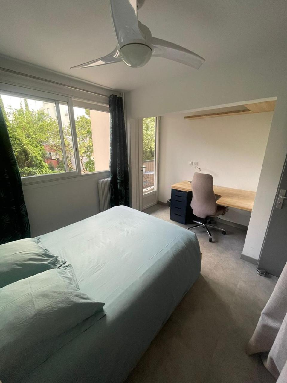 Chambre Avec Salle D'Eau Privee Dans Appartement Partage 200 M Du Tram Montpellier Exteriér fotografie